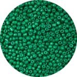 2000pcs Green Glass Seed Beads, Colorful Tiny 4mm Beads for Jewelry Making, Bead... - Image 2