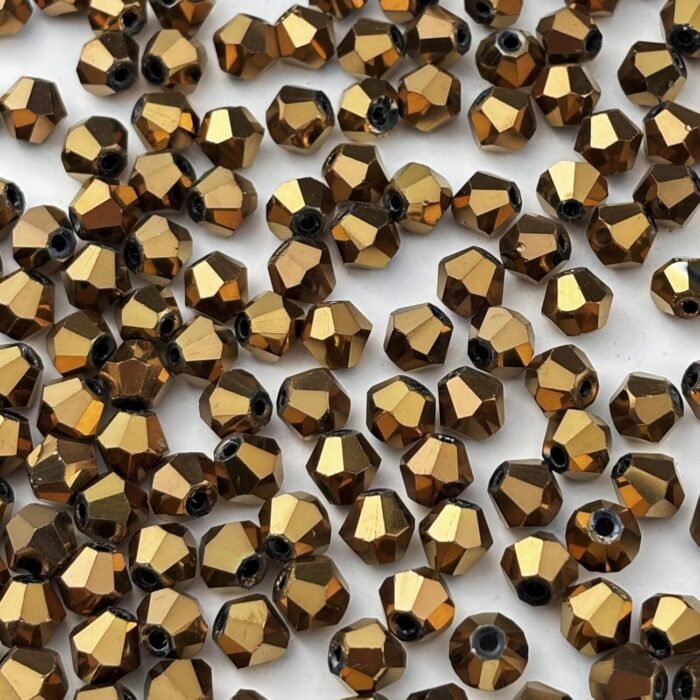 500pcs 3mm Bicone Glass Crystal Beads for Jewelry Making, Faceted Bicone Glass S... - Image 2