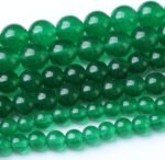 8MM Green Jade Round Loose Beads Natural Gem Beads Crystal Energy Stone Beads fo... - Image 2