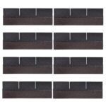 8PCS Asphalt Roof Shingles,Roof Asphalt Tile Tool Shed Roof,Storage Shed Roof,Ga... - Image 2
