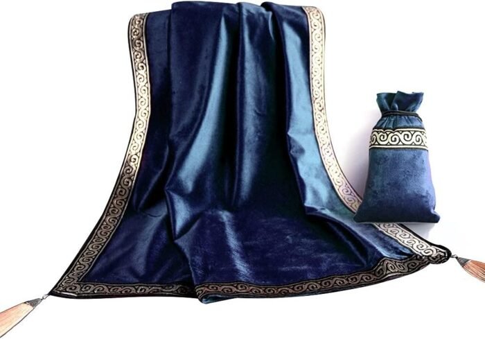 ARTABLE Tarot Cards Table Cloth Altar Tablecloth Velvet Square Divination Wicca ... - Image 2
