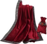 BLESSUME Witch Altar Tarot Table Cloth and Pouch Square Divination Tarot Cloth (... - Image 2