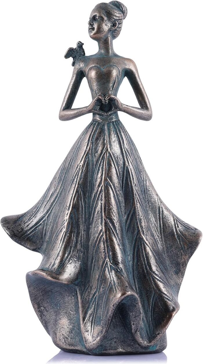 Bird Girl Statue for Home Decor, Garden Fairy Collection Statues, for Women Gard... - Image 2