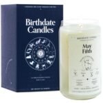 Birthdate Candles, May 5 - Taurus Zodiac Scented Candles Birthday Gift - Cedar, ... - Image 2