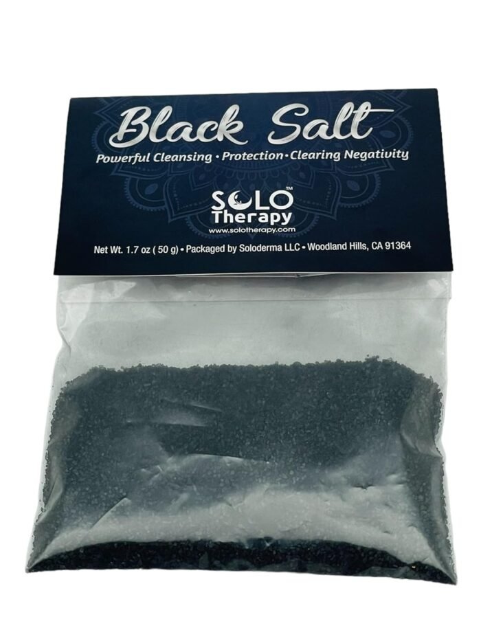 Black Salt For Protection, 50 grams, Black Salt for Rituals, Wiccan Protection R... - Image 2