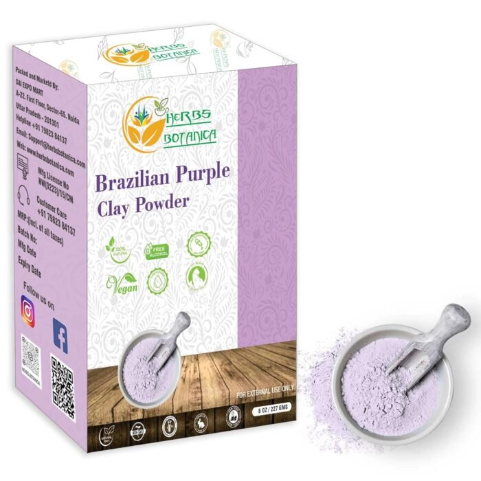 Brazilian Purple Clay Powder Detoxify Skin & Hair Natural Beauty & Skincare DIY ... - Image 2