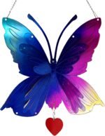 Butterfly Gifts for Women Mom Grandma,Stainless Steel Butterfly Outdoor Statues ... - Image 2