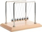 CERROPI Large Newtons Cradle Pendulum with 7 Balls, Physics Perpetual Motion Des... - Image 2