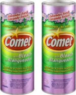 Comet Cleaner with Bleach Powder, Lavender Fresh, 21-Ounces, Scratch-Free, 2-Pac... - Image 2