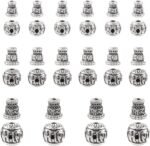 Craftdady 20 Sets Alloy Tibetan Guru Beads 10/12/14mm 3-Hole Metal Buddhist West... - Image 2