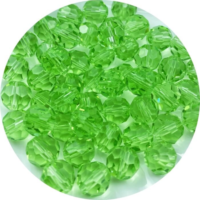 Crystal Glass Beads 400 Pieces 4mm Round Faceted Glass Spacer Beads for Jewelry ... - Image 2