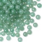 DUQGUHO Green Aventurine Beads 8mm Natural Crystal Green Beads Round Polishing S... - Image 2