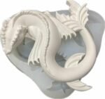 Dragon Silicone Molds for Resin, Dragon Egg Shaped Silicone Mold for Baking, Fon... - Image 2