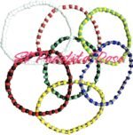 El Puestito Rosa 7 Pack Ilde 8' Santo Blessed Bracelet Santeria, Obattala, Orula... - Image 2