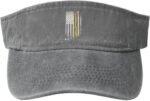 Electrician US Flag Tools for Electricians Washed Denim Visor Hat for Men & Wome... - Image 2
