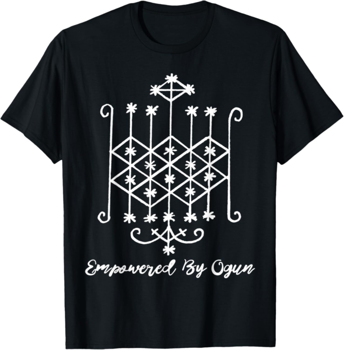 Empowered By Ogun Lwa Veve for Magic Power Voodoo T-Shirt - Image 2