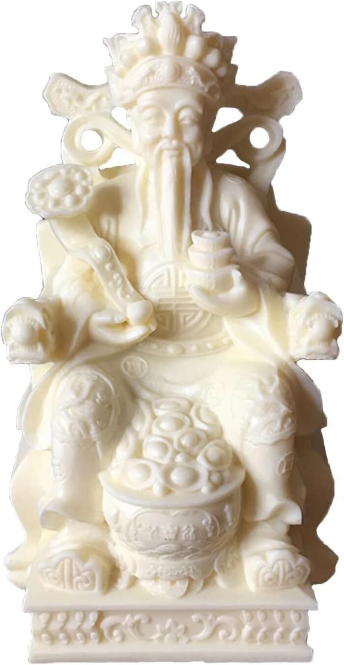 Feng Shui God of Wealth Statue, Caishen Statue for Home Office Store Shop Decor,... - Image 2