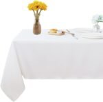 Fitable Rectangle 4 Feet Tablecloth 60x84 inch Tablecloth Stain and Wrinkle Resi... - Image 2