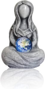 Gaia Statue Mother Earth, Holding The Earth Goddess Statue, Goddess Abstract Art... - Image 2