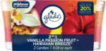 Glade 1-Wick Scented Candle Jar, 2in1 Hawaiian Breeze & Vanilla Passion Fruit, A... - Image 2