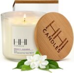 HHI All Natural Scented Soy Sweet Jasmine Candle | A Fresh Blend of Chamomile, a... - Image 2