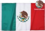 Homissor Mexican Flag Bandera de Mexico 3X5 Embroidered Flags Sewn Stripe Heavy ... - Image 2