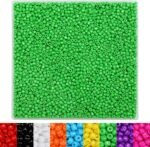 IOOLEEM Light Green Glass Beads, 4000+pcs 3mm, Ideal for Jewelry & Bracelets - Image 2