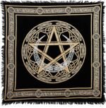 Indian Consigners Altar Cloth Pentagram Witchcraft Alter Tarot Spread Top Cloth ... - Image 2