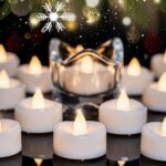 LED Candles, Tea Lights Candles Battery Operated Bulk, 24-Pack Long-Lasting 200 ... - Image 2