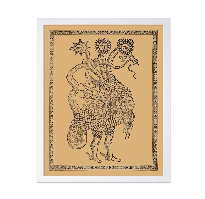 Monem Art Vintage Mythology Poster - Retro Supernatural Print - Gift for Artist,... - Image 2