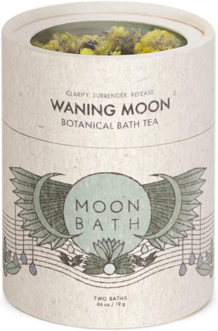 Moon Bath Botanical Bath Tea | Waning Moon Herbal Ayurvedic Bath Tea Soak for De... - Image 2