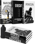Motivational Desk Décor Set of 3 Decorative Books for Modern Home Office Decor S... - Image 2