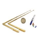 Mystic Energy Gift Box with Dowsing Brass Rod Set Include 2 Pcs Retractable Divi... - Image 2