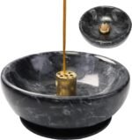 Natural Marble Incense Holder, Stick & Backflow - Handmade for Smudging & Decora... - Image 2