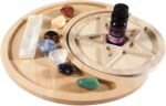 Natural Seven Chakra Crystal Tumbled Crystal Stones Gypsum Wood Moon Crystal She... - Image 2