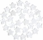 QINJIEJIE 20 PCS Clear Quartz Star Crystals Healing Stones Polished Crystal Cute... - Image 2