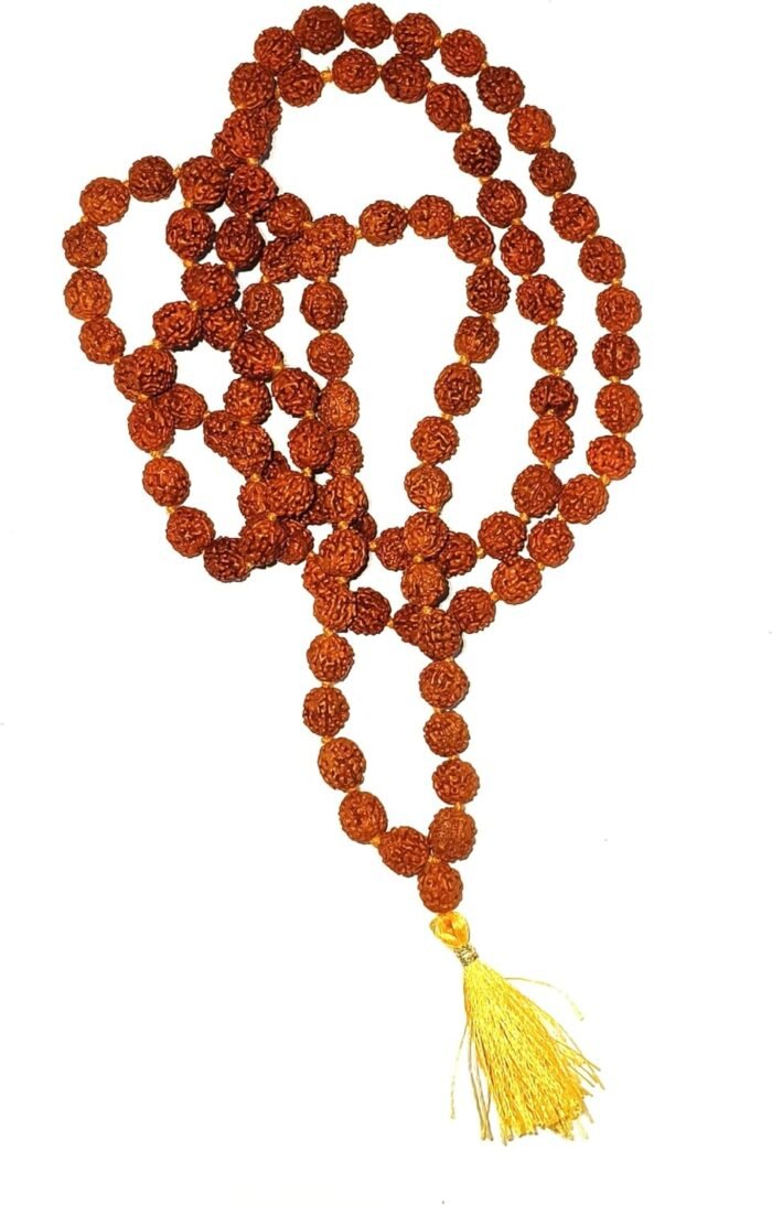 Rudraksha Beads Sacred Jaap Mala | Rosary | 108+1 Beads for Meditation, Japa, Pr... - Image 2