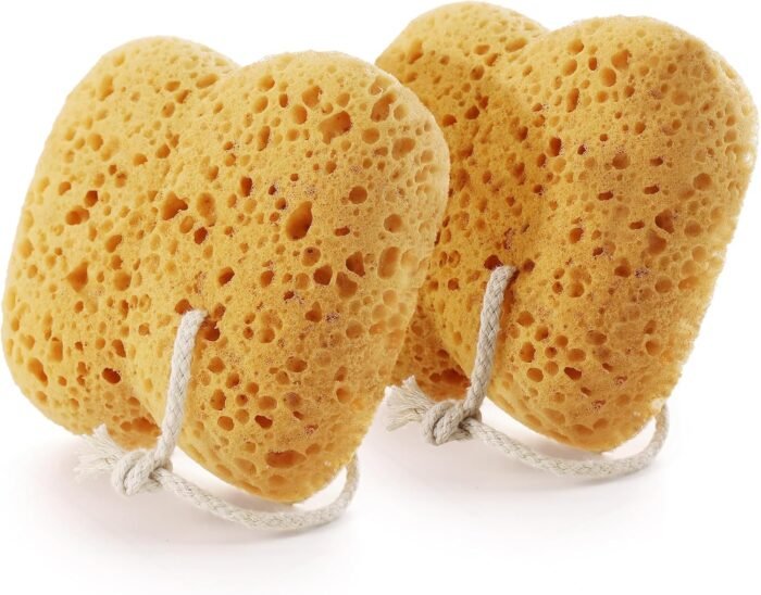 Sponges Bath, 2Pcs Larger Shower Sponges for Women Men, Exfoliating Body Sponge ... - Image 2
