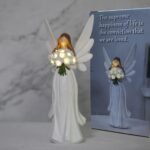 Starryfill 11.8"(H) Angel Figurine with Switch Remote Controller, Hand-Painted A... - Image 2