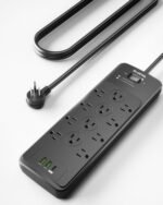 Surge Protector Power Strip 5FT(4080J), PLUGTUL Surge Protector with 12 Outlets ... - Image 2