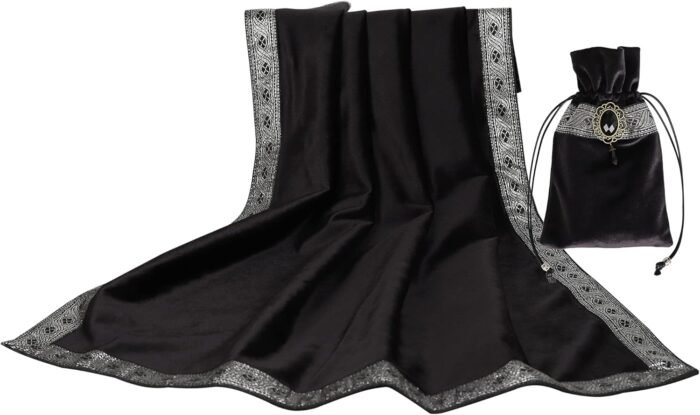 Tarot Cards Bag Tablecloth Table Altar Cloth Witchcraft Astrology Divination Non... - Image 2