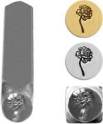 TheCraftGuy Steel Metal Stamping Tool Flower Design 5/16 Inches (8mm) Rose Flowe... - Image 2