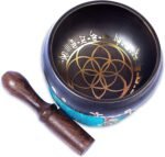 Tibetan Singing Bowl Set Brass - Master Healing Grade - Authentic Handcrafted So... - Image 2
