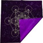 Tong Gu Altar Tarot Table Cloth Divination Wicca Velvet Tapestry Metatron's Cube... - Image 2