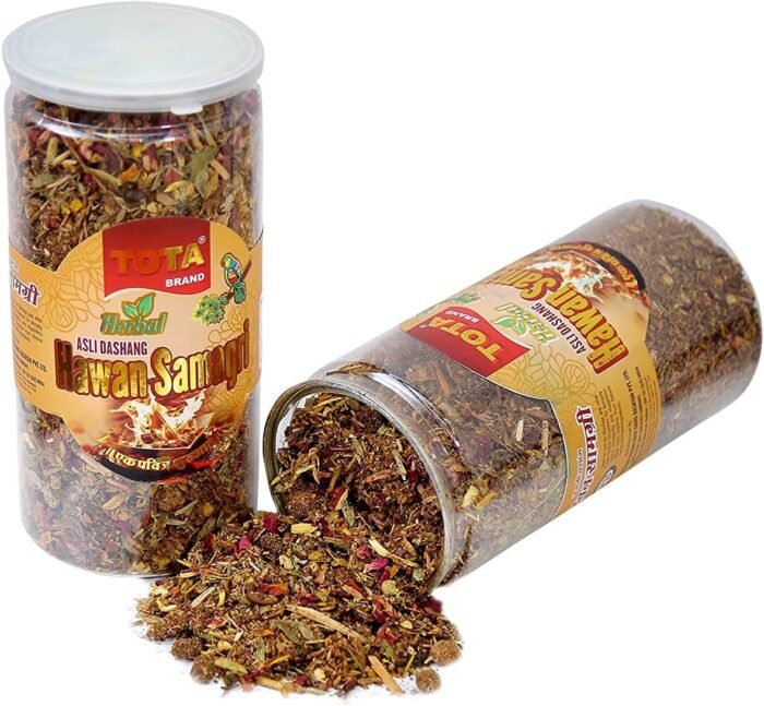 Tota Herbal Havan Samagri for Pooja - 400gm Jar 100% Natural and Pure Hawan Sama... - Image 2