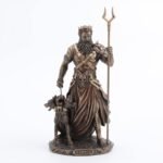 Veronese Design 10.6" Hades Greek God of The Underworld with Cerebrus Hell Hound... - Image 2