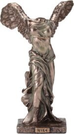 Veronese Design 5 1/2 Inch Winged Nike of Samothrace Cold Cast Resin Bronze Fini... - Image 2