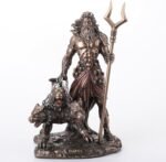 Veronese Design 6 1/2 Inches Hades Greek God of The Underworld with Cerberus Col... - Image 2