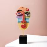 Wink - Handcrafted Statues Resin Abstract Sculpture for Home Decor Modern,Africa... - Image 2