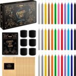 Wyspell - 36 Colored Taper Candles for Witchcraft | 5" Height & 1/2" Diameter | ... - Image 2